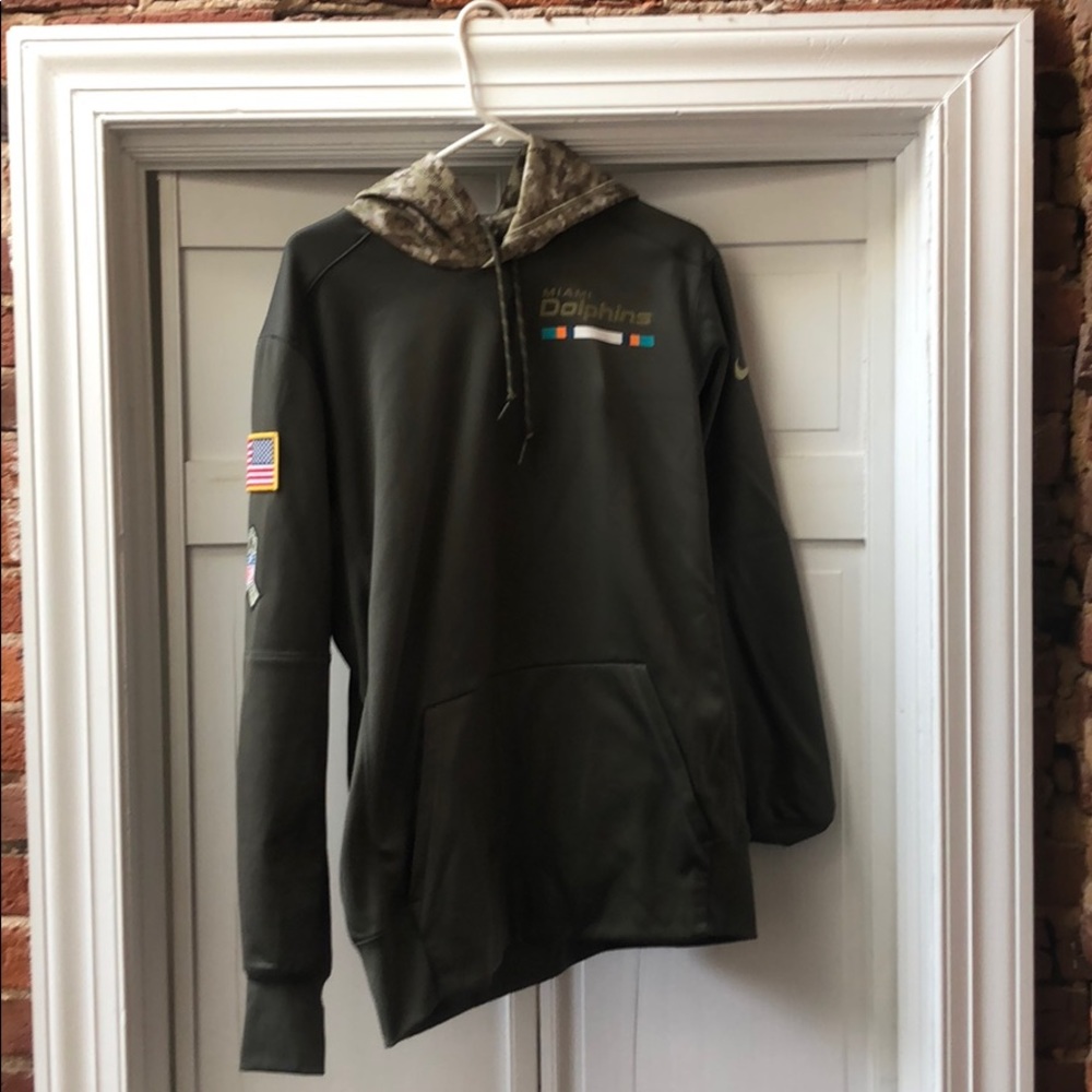 Nike dolphins dri fit performance hoodie